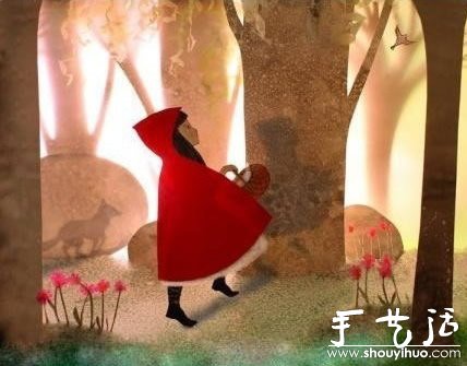 超美的创意3D人物风景剪纸 