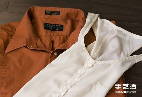 旧衣服改造连衣短裙图解教程 简约时尚又简单 