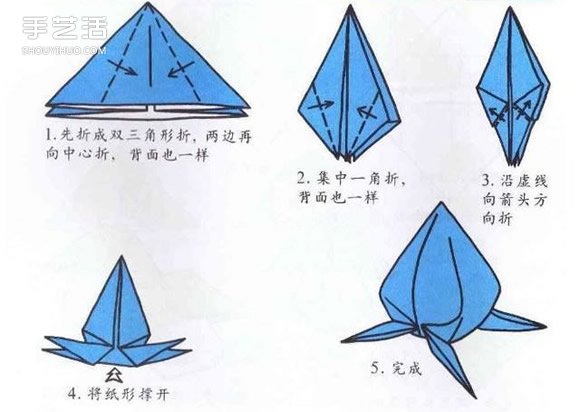 10个儿童手工折纸图解 简单幼儿折纸教程大全 