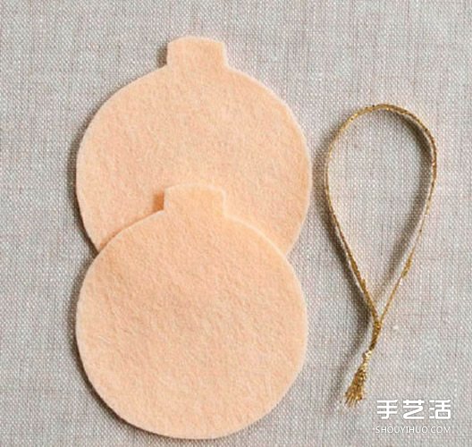 不织布小饰品DIY制作 简单布艺挂件手工制作 